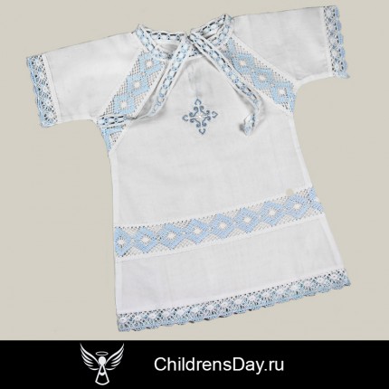 рубашка для крещения ребенка