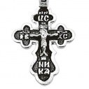 распятие христово, серебряный крест 03024, елизавета