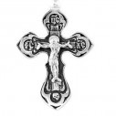 распятие христово, серебряный крест 03013, елизавета