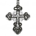 распятие христово, серебряный крест 03048, елизавета